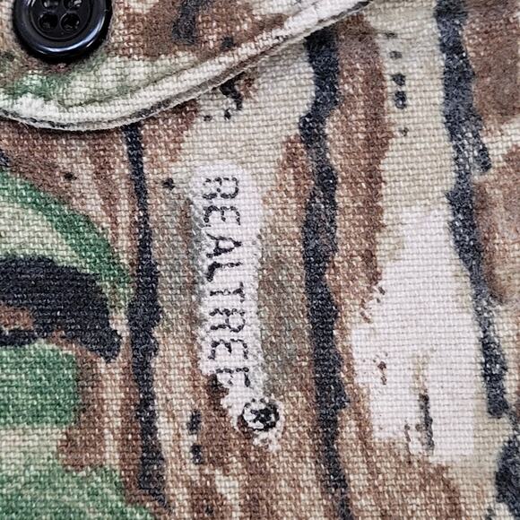 Vintage 80s Realtree Camo Button Shirt XL/2XL 26x29 Baggy - Picture 5 of 10